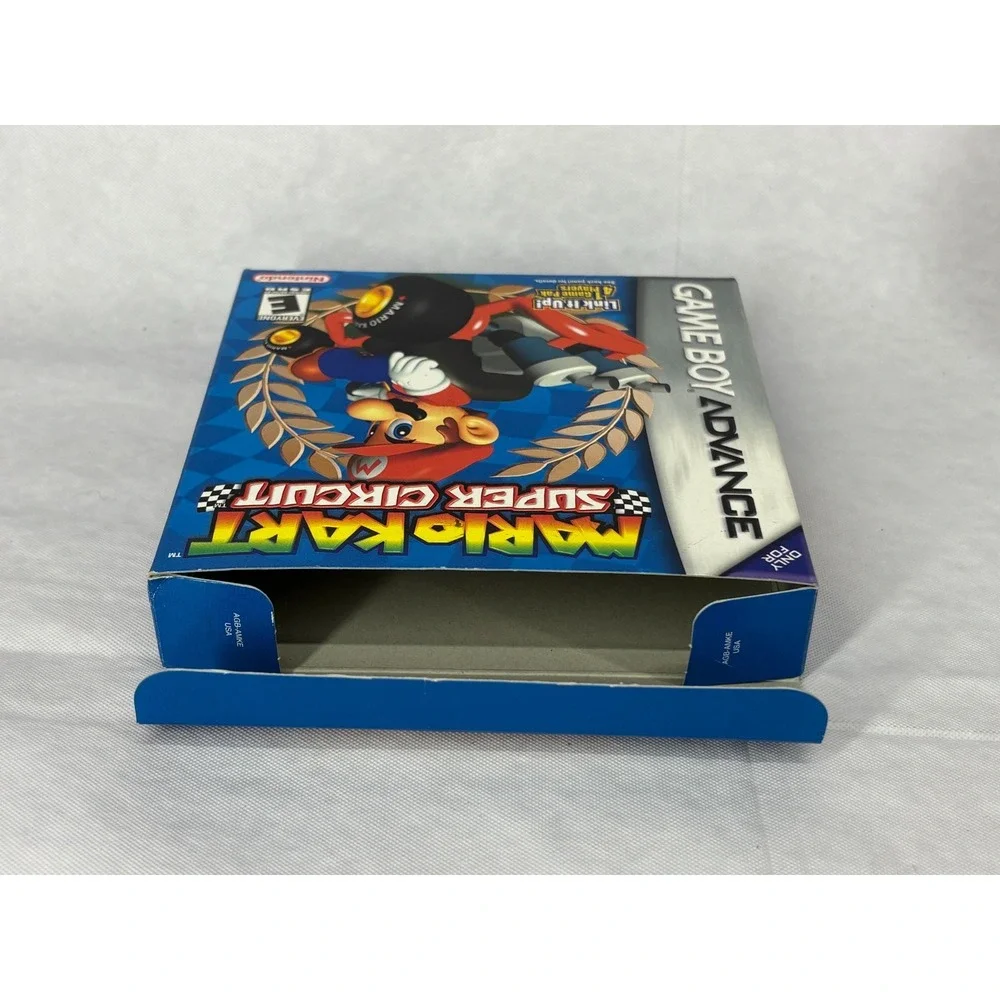 Mario Kart Super Circuit NBA Jam 2002 Nintendo Game Boy Advance GBA Box ONLY Lot